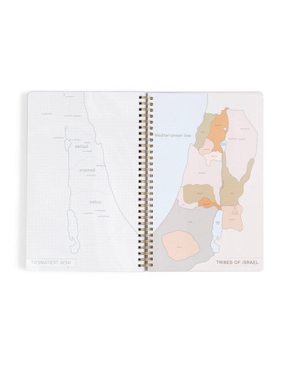 Lilac Church Notes Bible Reference Notebook with Maps