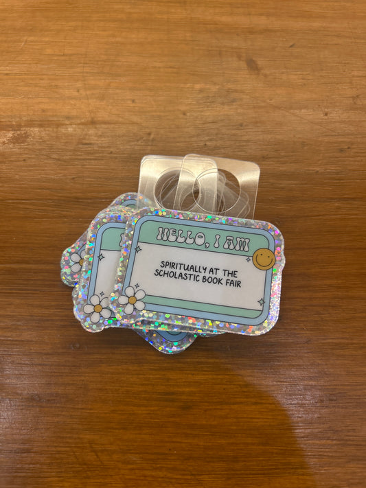 Spiritual Scholastic Sticker