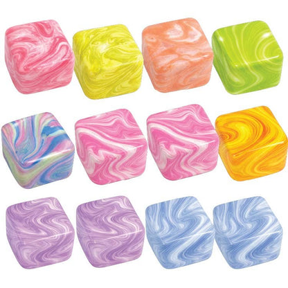 Fun Doh Swirl Squishy Cubes Viral Assortment - 12/Display