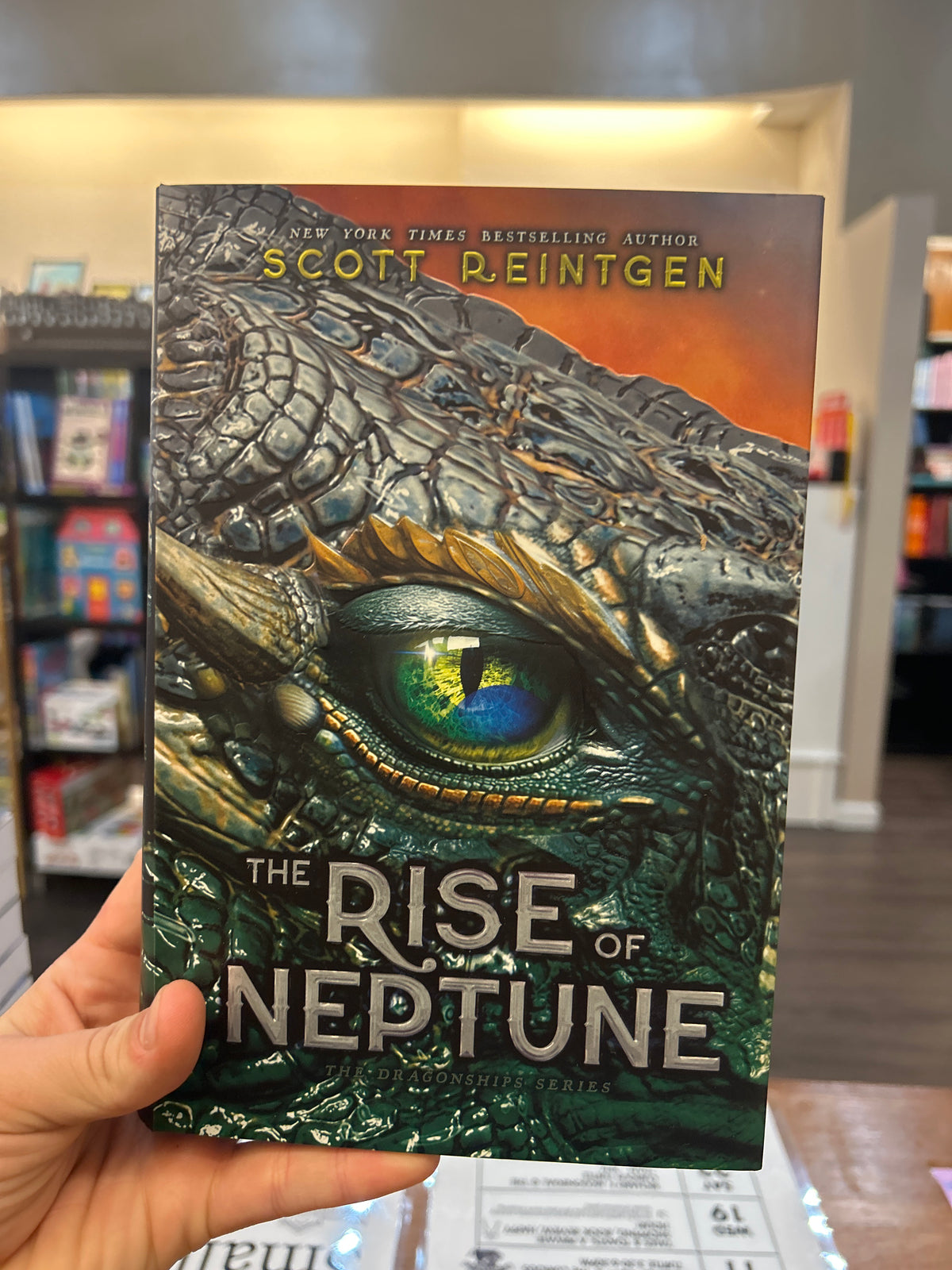 The Rise of Neptune by Scott Reintgen (Book 2) Hardback - Sprayed Edge