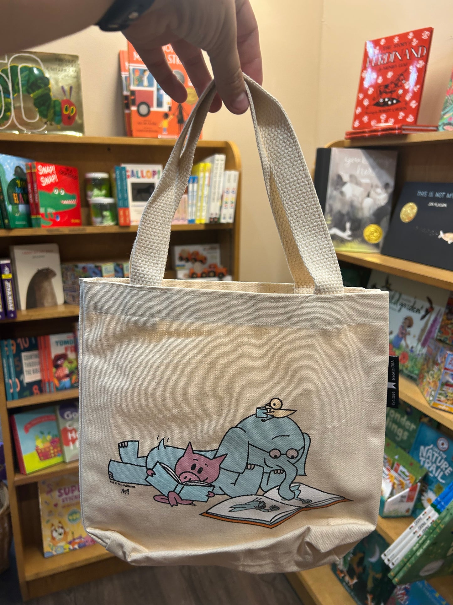 ELEPHANT & PIGGIE MINI TOTE - Out of Print