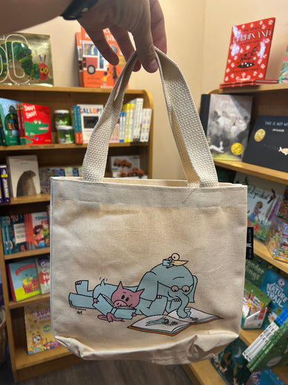 ELEPHANT & PIGGIE MINI TOTE - Out of Print
