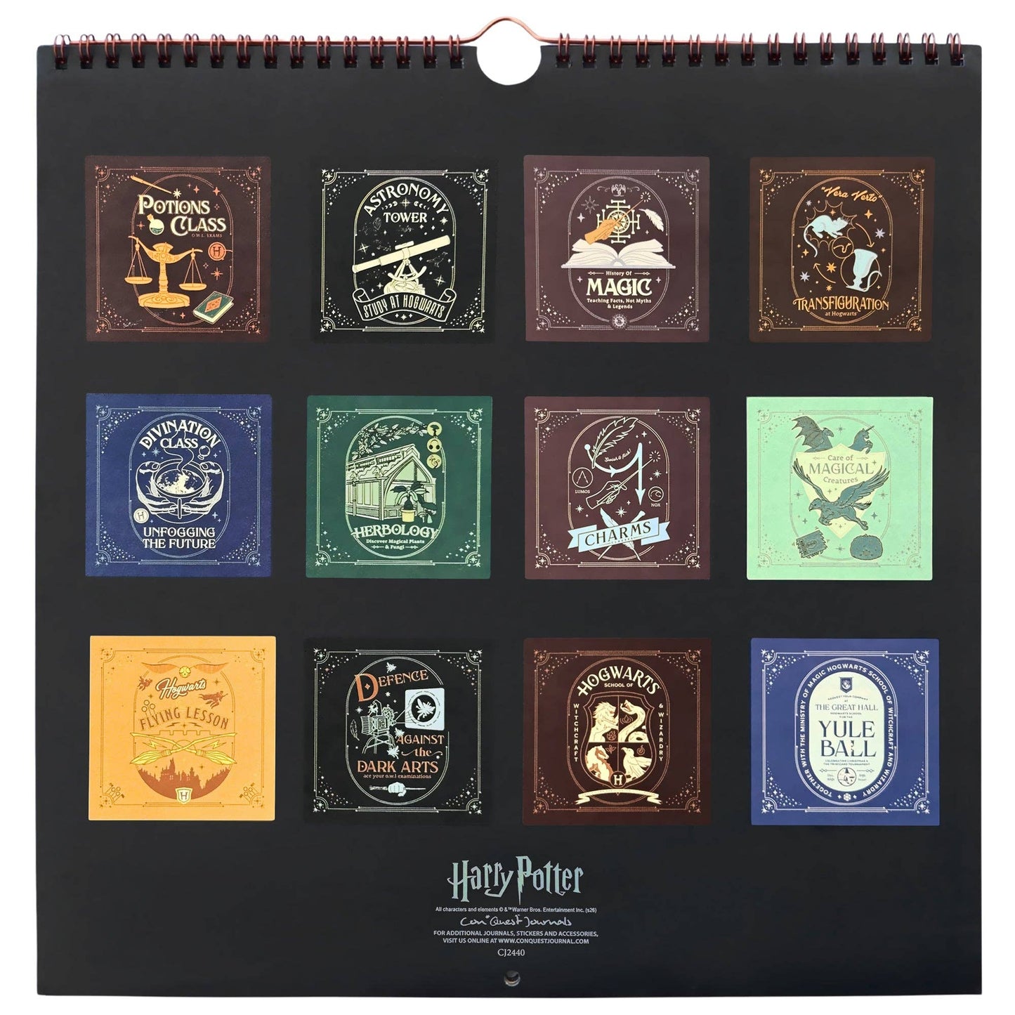 Harry Potter Return to Hogwarts 2027 Spiral Wall Calendar