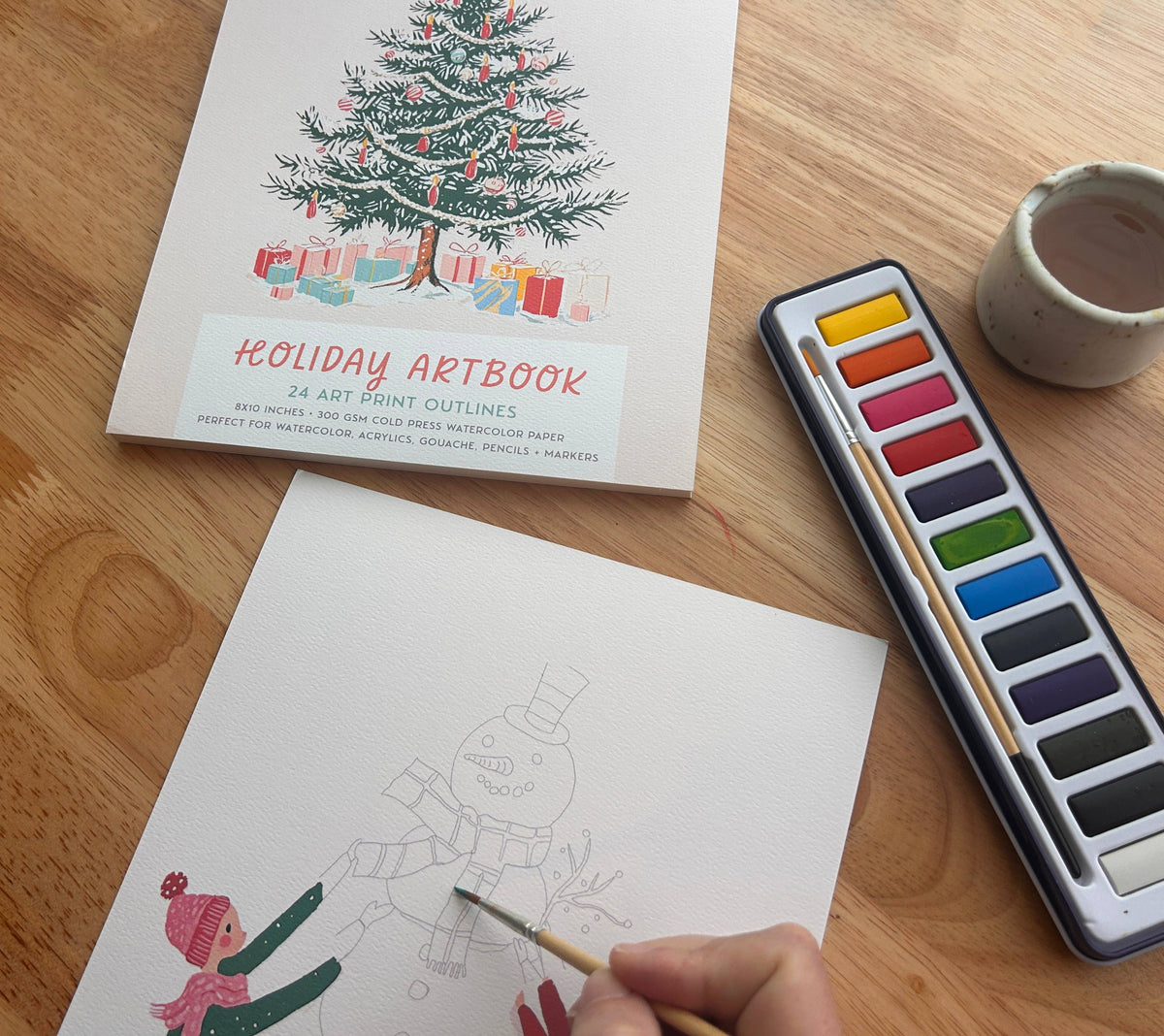 Christmas Coloring Book for Adults | Elevated + Frame Ready