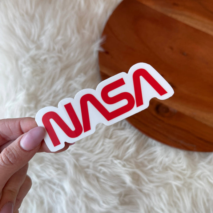 NASA Logo Sticker - Retro
