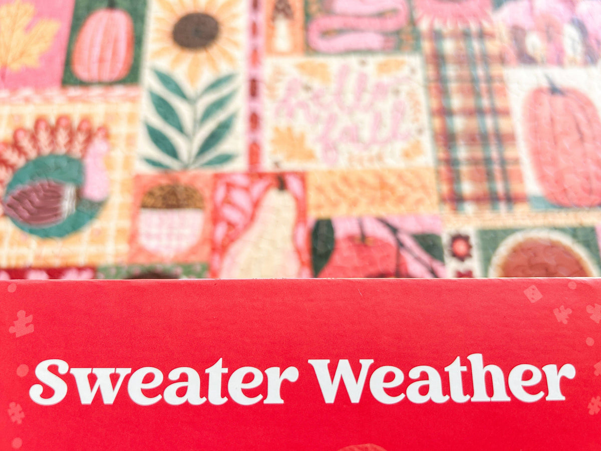 Sweater Weather 500 Piece Fall Puzzle