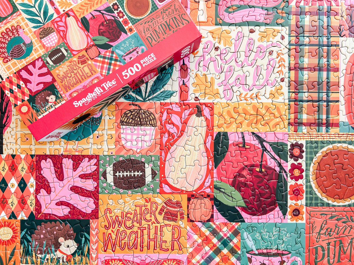 Sweater Weather 500 Piece Fall Puzzle