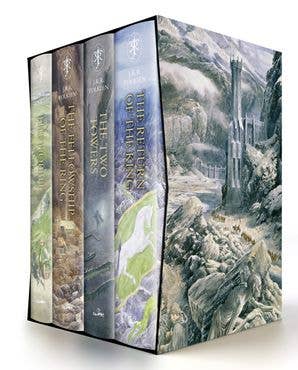 Hobbit & Lord of the Rings Illustrated by Alan Lee Box Set
