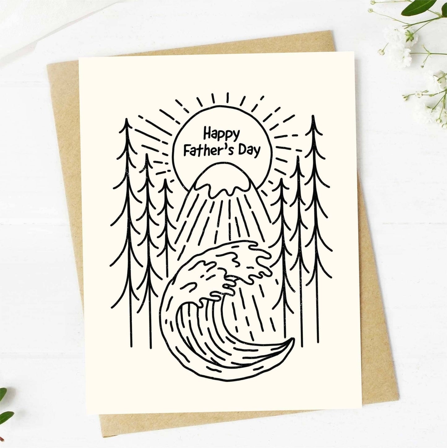 "Happy Father's Day" Nature Greeting Card