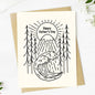 "Happy Father's Day" Nature Greeting Card