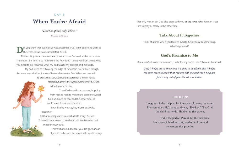 Calm Thoughts for Kids : 90 Devotions for Anxious Days