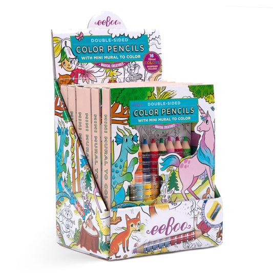 Magical Creatures Biggie Pencils with Mini Mural Bundle