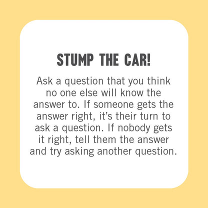 On-the-Go Amusements: 50 Cool Things to Do in the Car