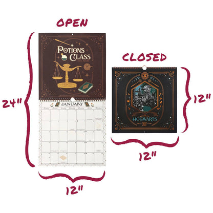 Harry Potter Return to Hogwarts 2027 Spiral Wall Calendar