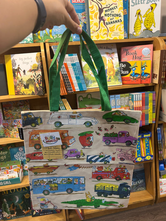 CARS TRUCKS THINGS GO TOTE - Out of Print