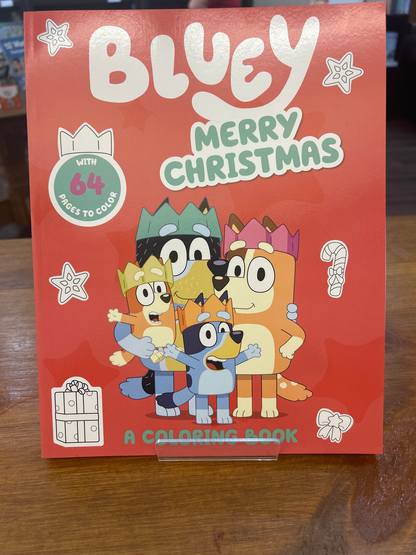 Bluey: Merry Christmas: A Coloring Book