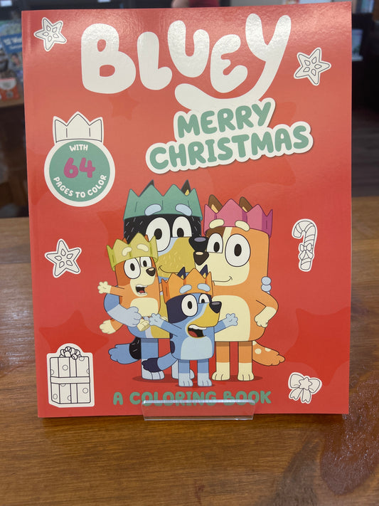 Bluey: Merry Christmas: A Coloring Book