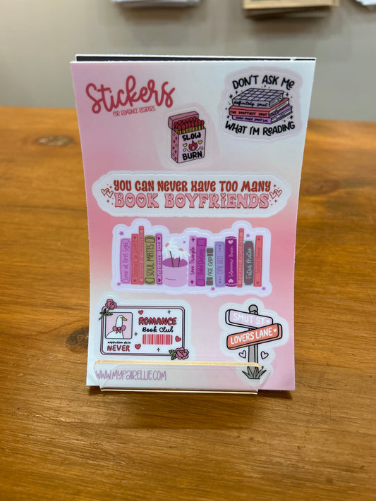 Sticker Sheet - Romance Reader