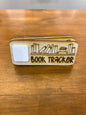 Book Tracker, Dry Erase on Wood, with Magnet made locally by My Fair Ellie