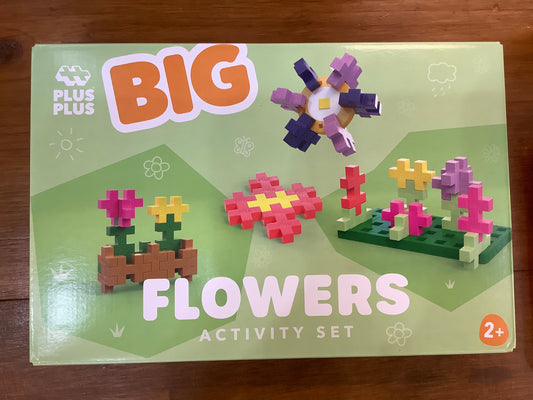 PLUS PLUS BIG BLOCKS "FLOWERS ACTIVITY SET"