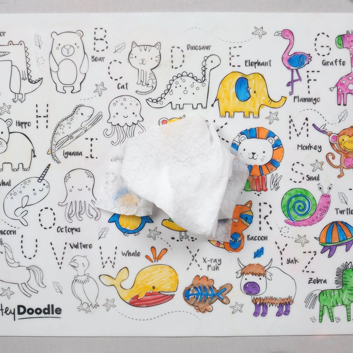 Into the Wild Reusable Color-in Activity Mat