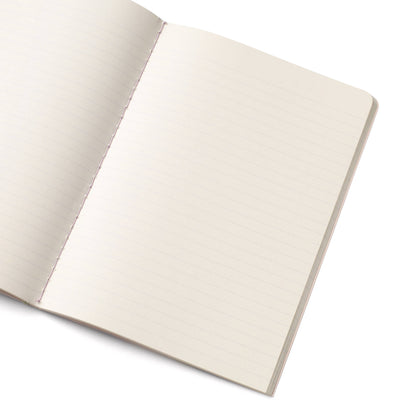 Lined Notebook Set, Softcover A5 & A6 - Checkerboard & Bows