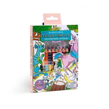 Magical Creatures Biggie Pencils with Mini Mural Bundle