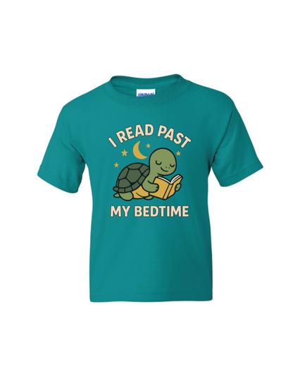 I Read Past my Bedtime Turtle Shirt