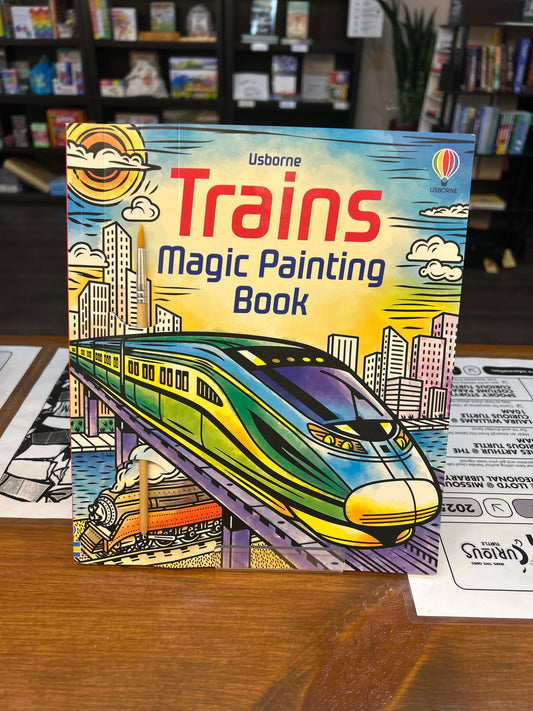 Trains Magic Painting Book