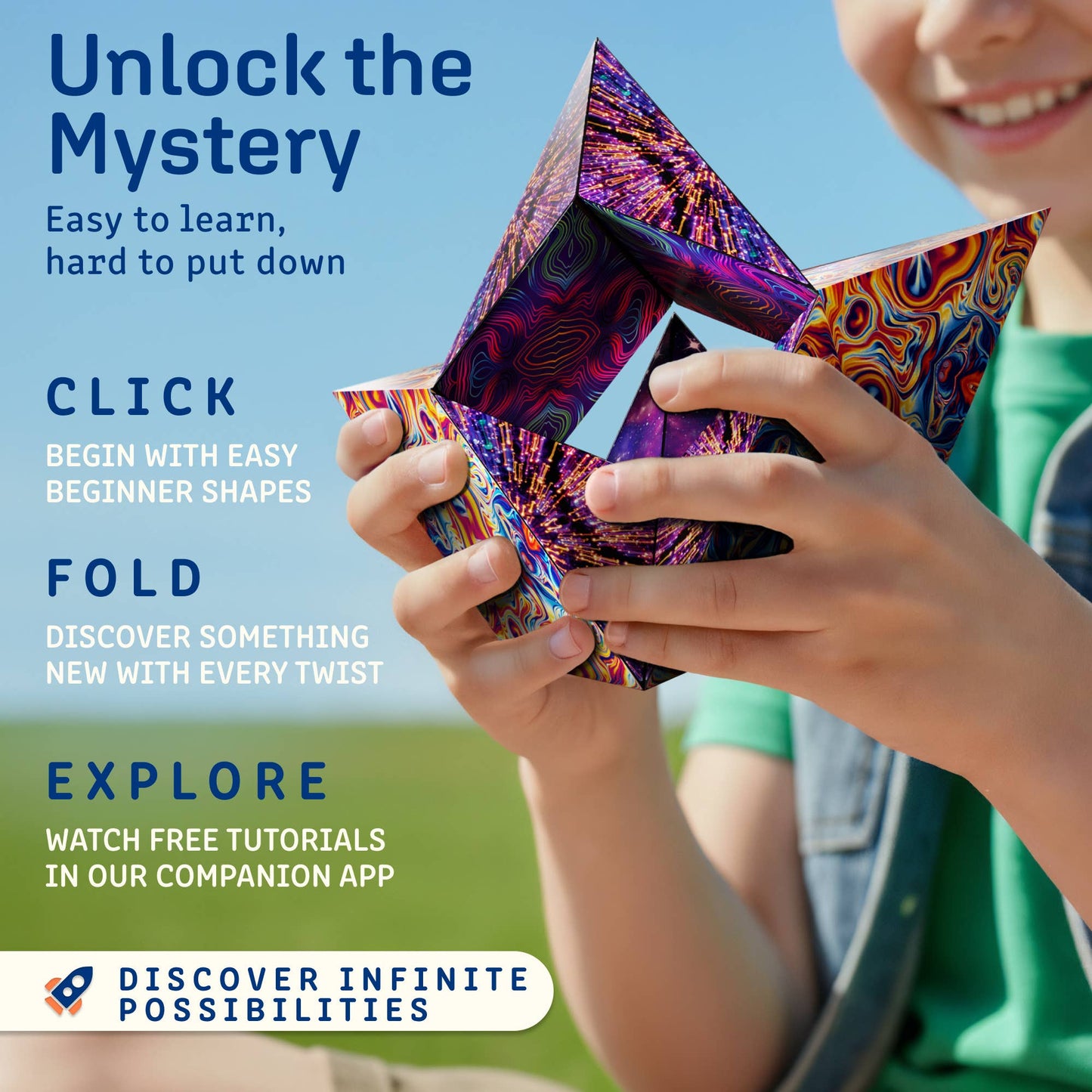 Shashibo Moon Magnetic Puzzle Cube STEM STEAM MESH