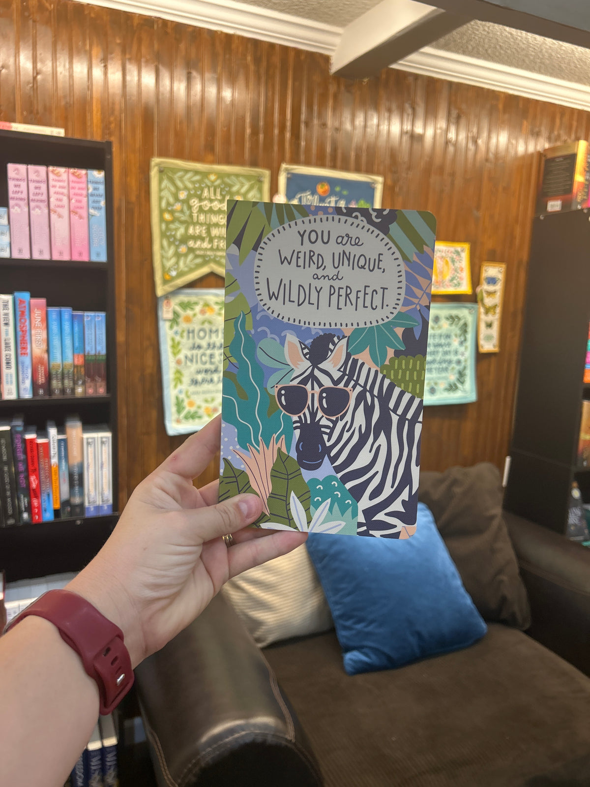 You Are Weird, Unique and Wildly Perfect Bound Notebook