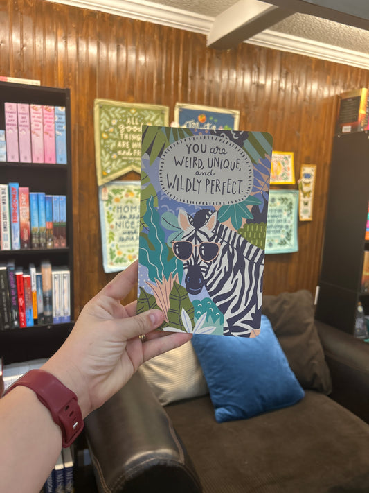 You Are Weird, Unique and Wildly Perfect Bound Notebook