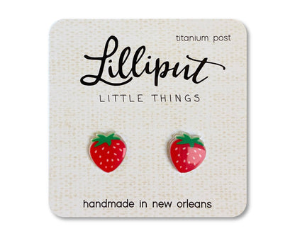 Strawberry Earrings // Summer Festival Earrings