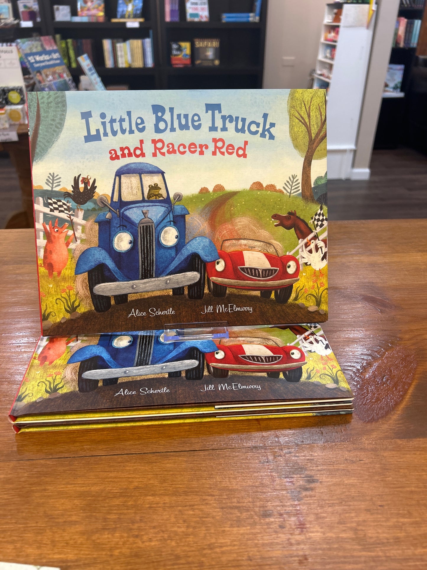 Little Blue Truck and Racer Red by: Alice Schertle