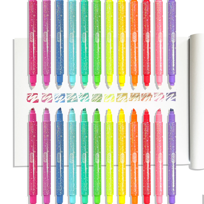 Make no Mistake!: Glittery Erasable Markers (Set of 12)