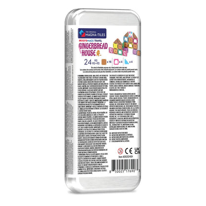 MicroMAGS Gingerbread House 24 Piece Travel Set