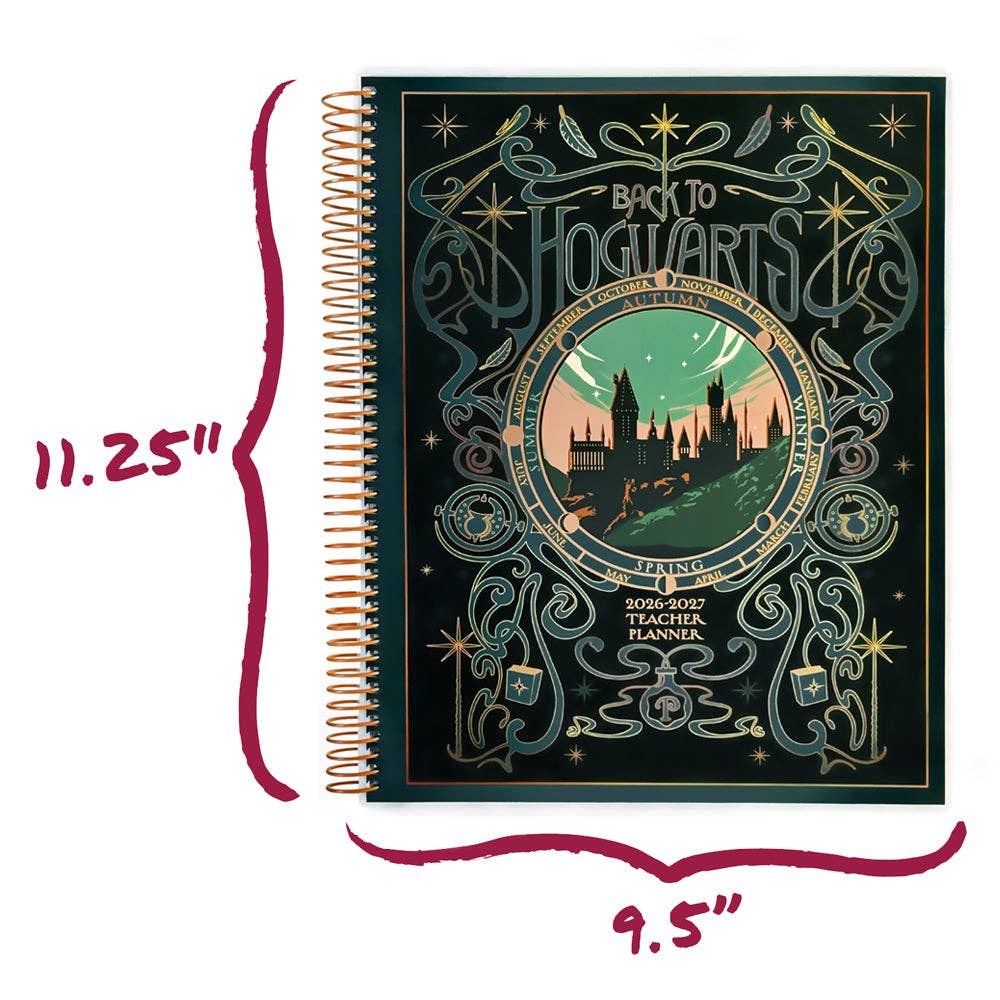 Harry Potter 2026-2027 Hogwarts Weekly Dated Teacher Planner (July - June) [SOLD OUT]