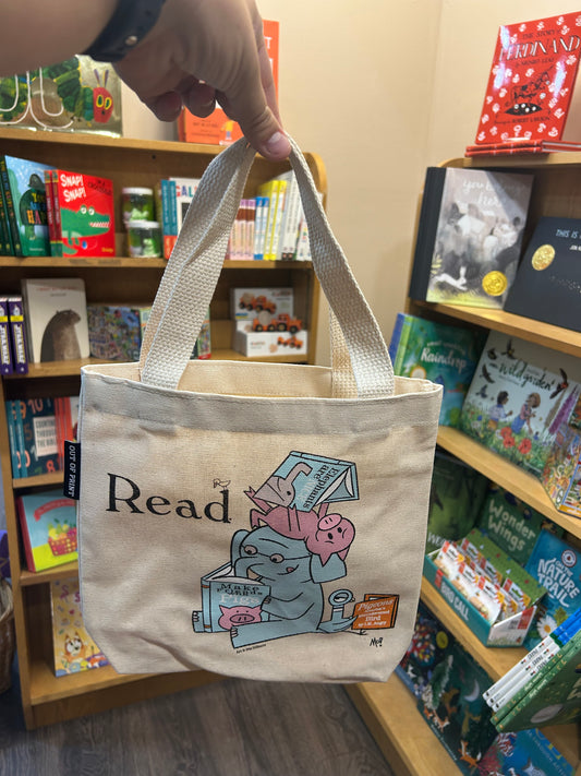 ELEPHANT & PIGGIE MINI TOTE - Out of Print
