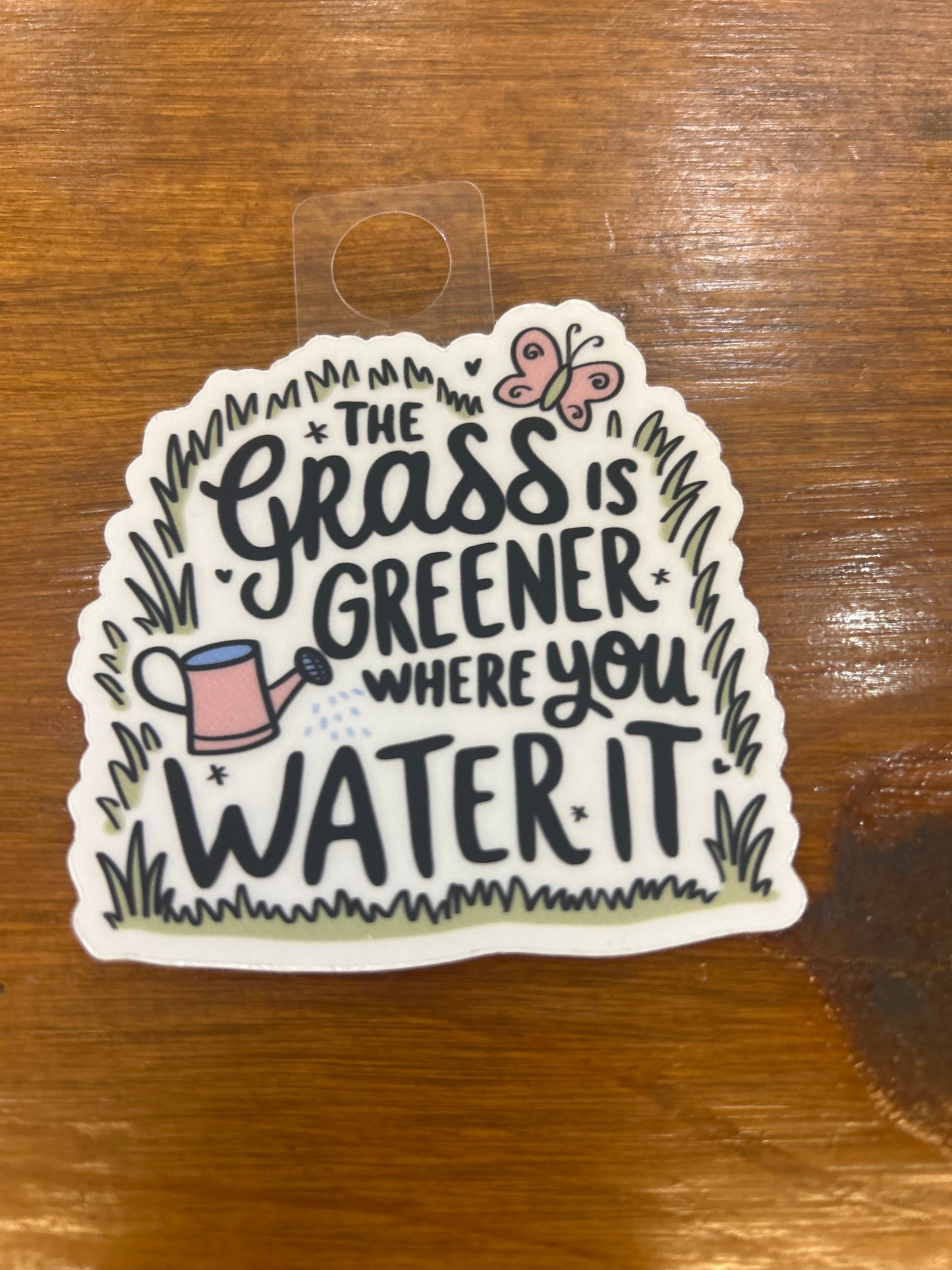 The Grass is Greener Sticker
