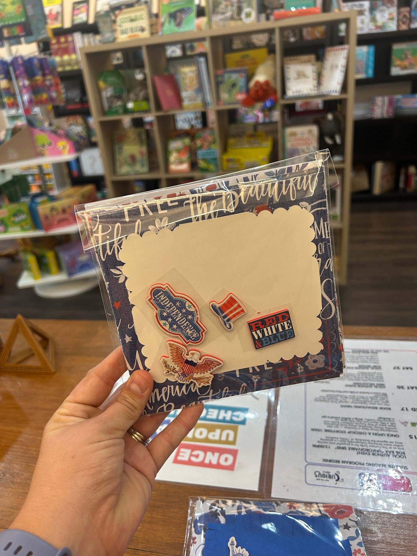 Americana Stationary Packs (6 Assorted, Envelopes & Stickers included)