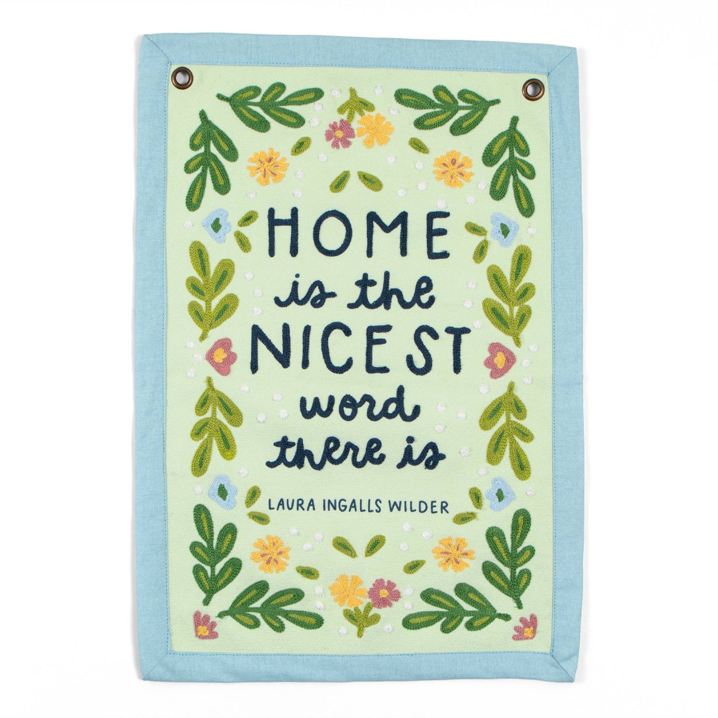 Home Little House on the Prairie Canvas Banner