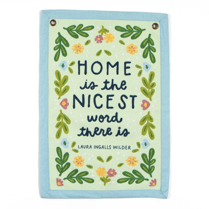 Home Little House on the Prairie Canvas Banner