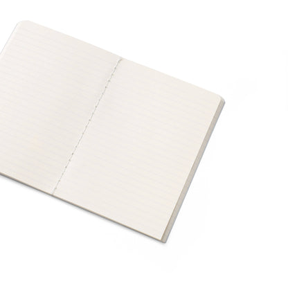 Lined Notebook Set, Softcover A5 & A6 - Checkerboard & Bows