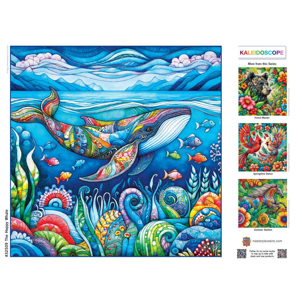 Kaleidoscope - The Happy Whale 300 Piece EZ Grip Jigsaw Puzzle