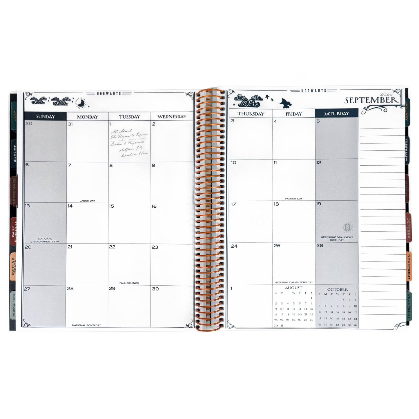 Harry Potter 2026-2027 Hogwarts Weekly Dated Teacher Planner (July - June) [SOLD OUT]