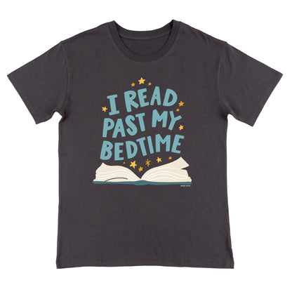 Bedtime Reader Tee - Youth Pippi Tee - Dark Gray