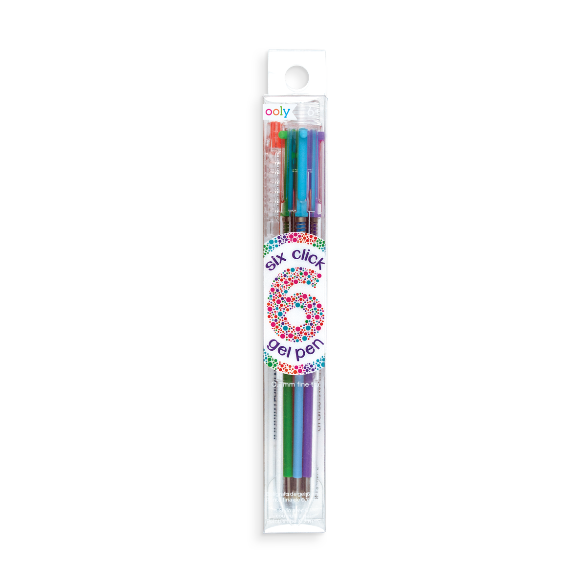 Six Click Colored Gel Pen - Classic (1 P