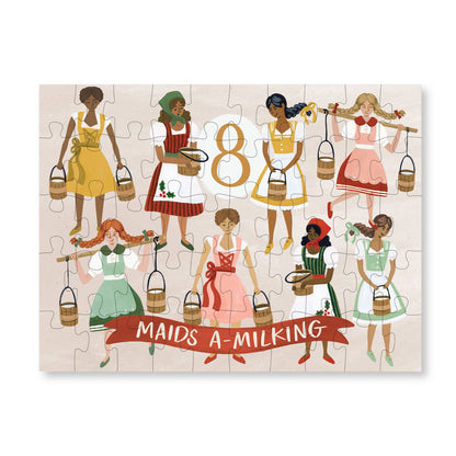 12 Days of Christmas - 50 Piece Jigsaw Puzzles - Set of 12