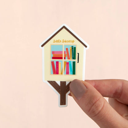 Little Library Decal Sticker