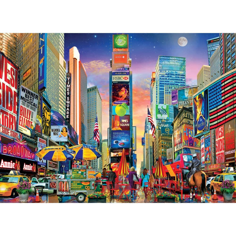 Colorscapes - Lights, Camera, New York! 1000 Piece Jigsaw Puzzle